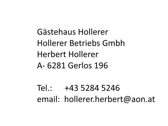 Gästehaus Hollerer